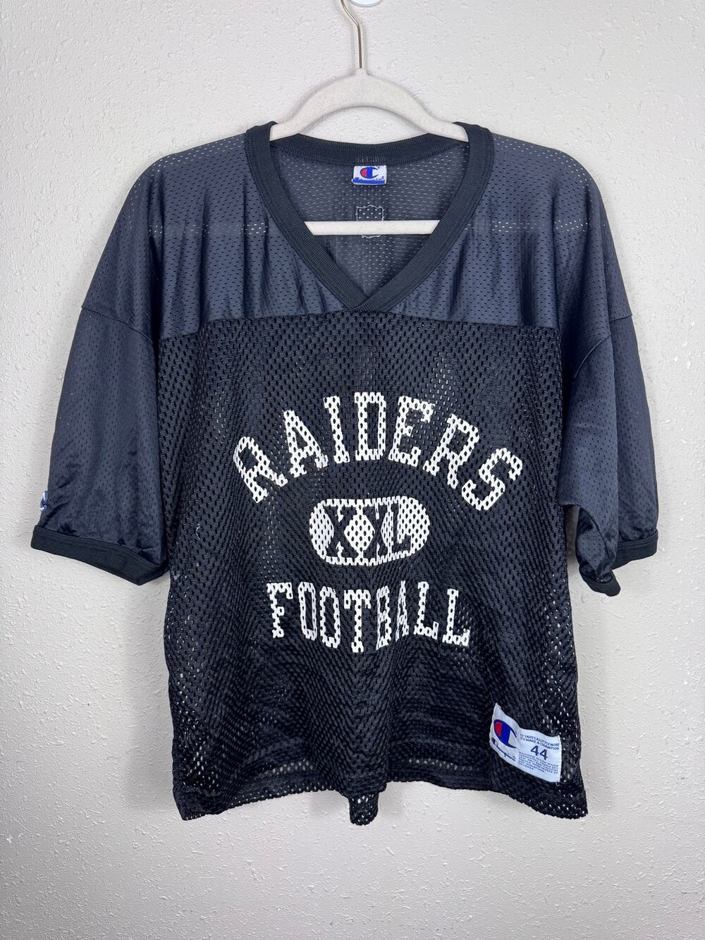 90's Raiders XXL Football Mesh Jersey by Champion
